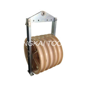 508 mm 3-Rad-Nylon-Doppelscheiben-Flaschenzug für den Elektrobau