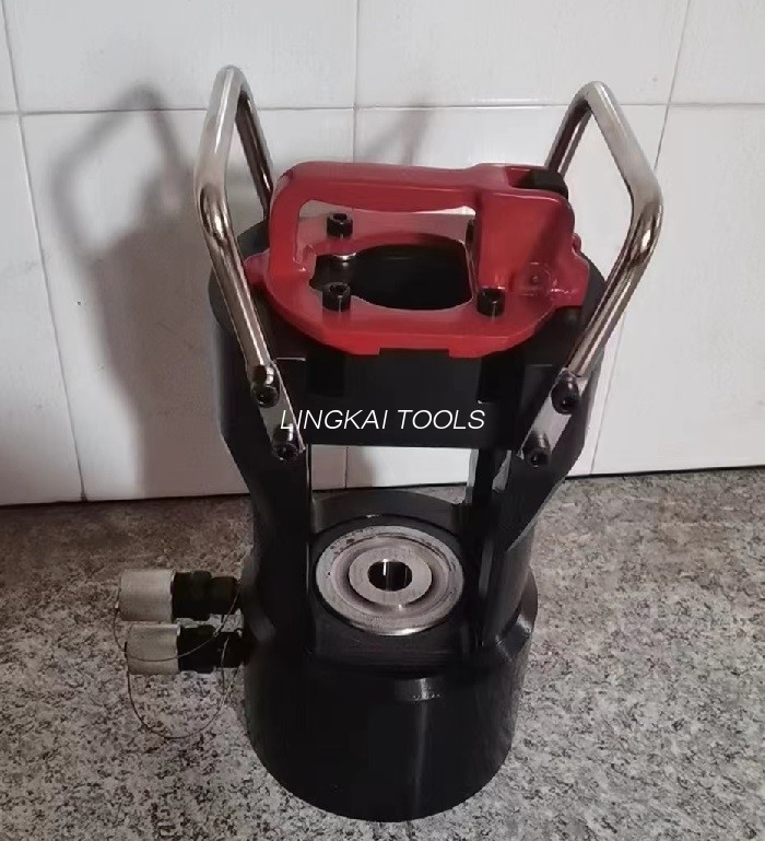 Hydraulische Pressmaschine mit motorisierter Pumpe für die ACSR-Leiterverbindung