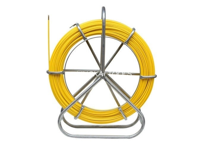 Tragbare gelbe Untertagekabel-Werkzeuge, 4 | 16 Millimeter-Fiberglas-Rohr Rodder