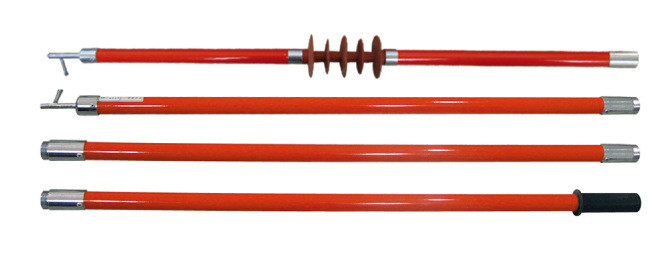 Bedienstab-Stick-Konstruktionssicherheitswerkzeuge, 4-teiliger Teleskop-Hot-Stick
