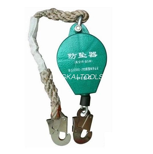 Line Construction Absturzsicherungs-Lanyard mit hoher Kapazität und Absturzsicherung für Drahtseile