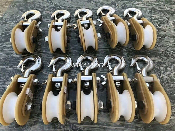 Epoxidharz-Plattenturm-Errichtungswerkzeuge, isoliertes Hebezeug, 8 mm Seil, max. Durchmesser