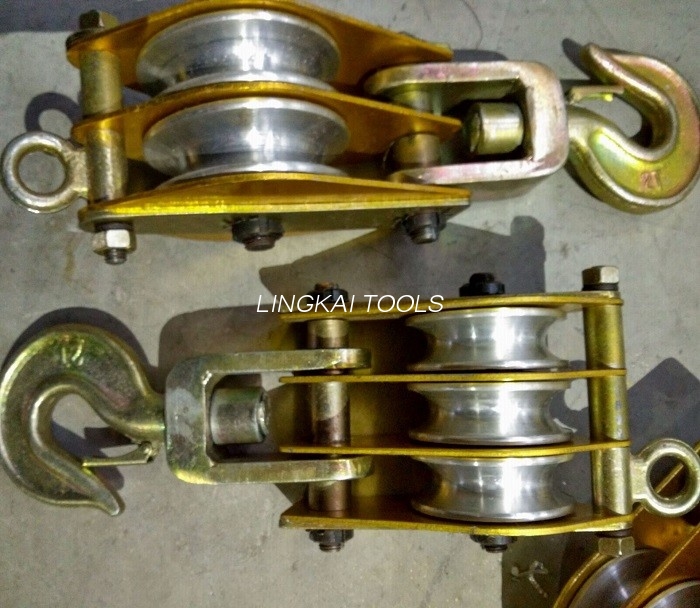 2-Tonnen-Aluminium-Rollen-Hosting-Gerät / Aluminium-Rad-Snatch-Block 2,9 kg
