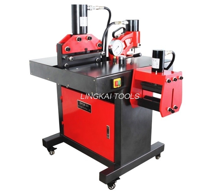 220V 50HZ hydraulisches Crimpwerkzeug Sammelschienenbiegeschneidemaschine für 150X10mm Al/Cu-Platte