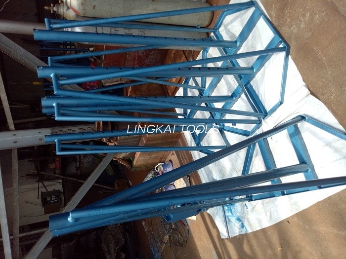 Hydraulische Drahttrommelständer-Kabelherstellungsausrüstung 5 - 10 Tonnen mit Rädern