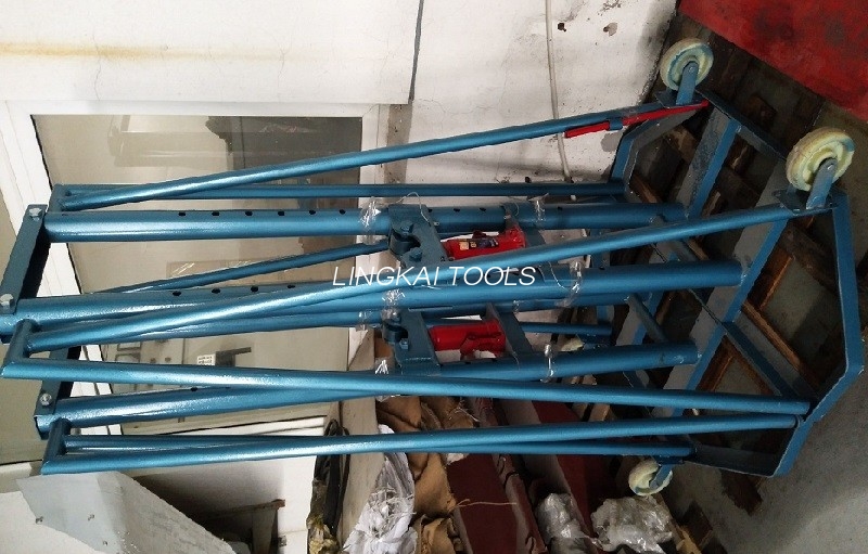 Professioneller 5-Tonnen-/10-Tonnen-Drahttrommelständer. Leistungsstarker hydraulischer Kabeltrommelständer