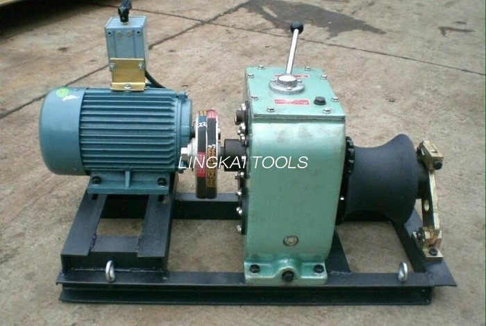 Leitungsbauwerkzeug, 3-Tonnen-Seilwindenzieher mit 3-kW-Elektromotor