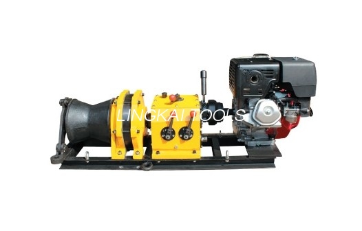 Schneller Wellenantrieb-Getriebeseilwindenabzieher mit Benzinmotor Honda GX390 13 PS