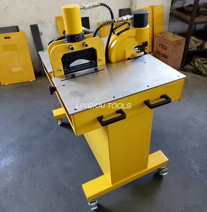 220V 50HZ hydraulisches Crimpwerkzeug Sammelschienenprozessor zum Schneiden, Stanzen, Biegen
