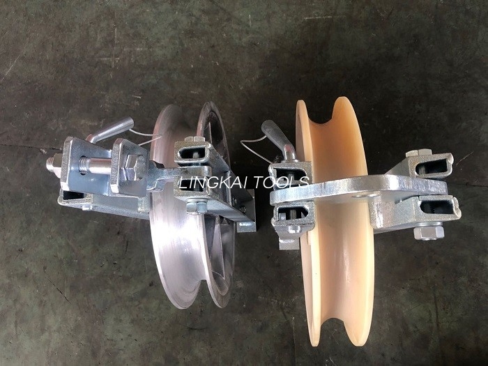Seilrolle, Haken, Kabelrolle, Radrolle, Nylon-Aluminiumlegierung, einzelner Bespannungsblock